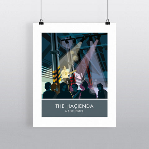 The Hacienda, Manchester 20cm x 20cm Mini Mounted Print