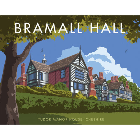 Bramall hall, Cheshire Tea Towel