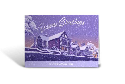 MILXMAS001: Bramall Hall - Christmas Greeting Card