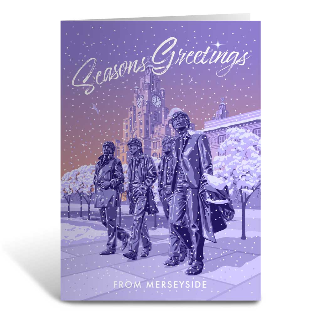 MILXMAS014 - Liverpool, Merseyside - Christmas Greeting Card