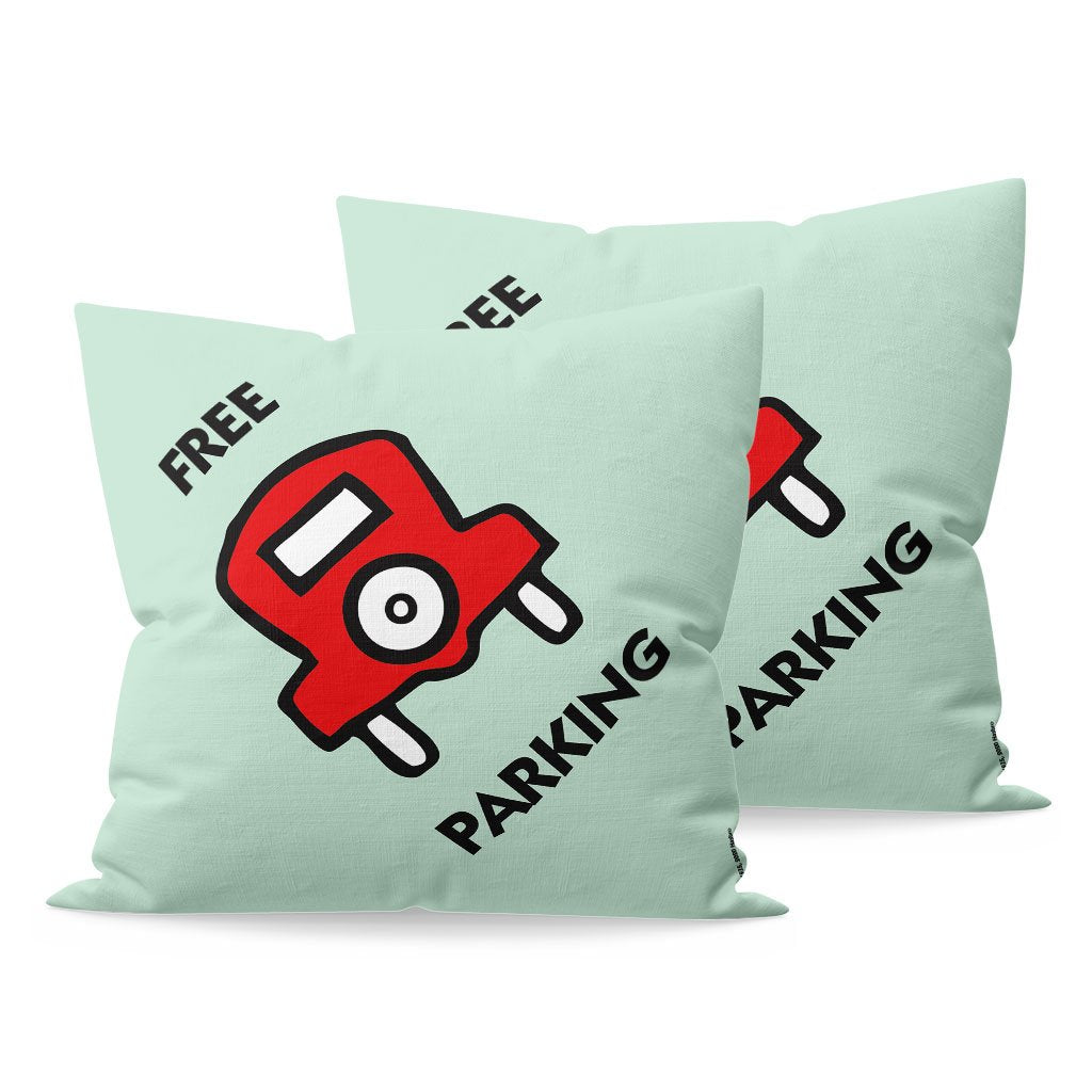 Free Parking Square - Fibre Filled Cushion