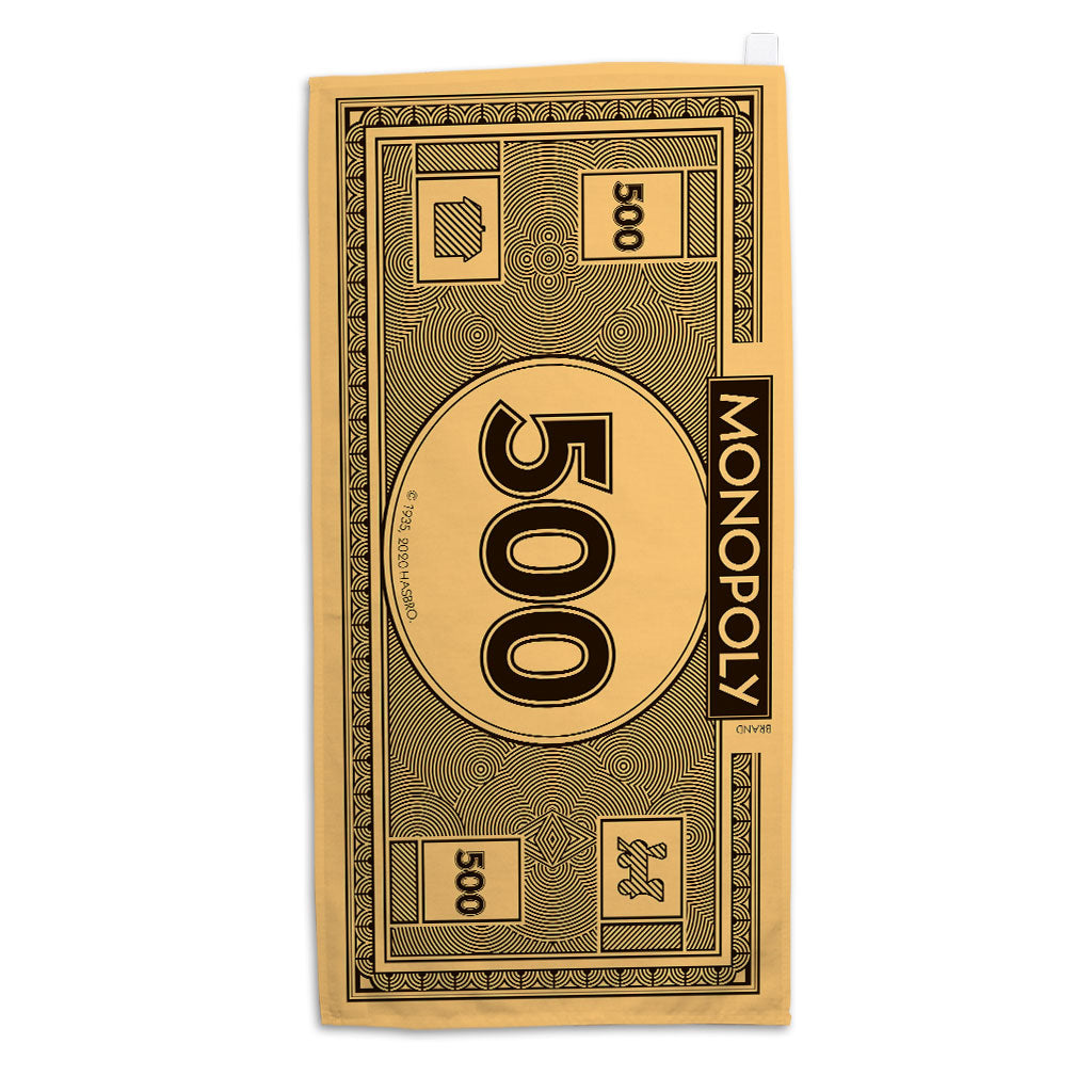 Monopoly Classic Monopoly Money $50 Tea Towel