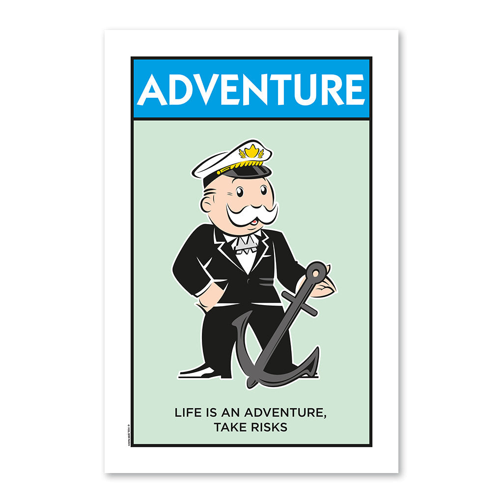 Motivational Adventure - 61x40cm Art Print
