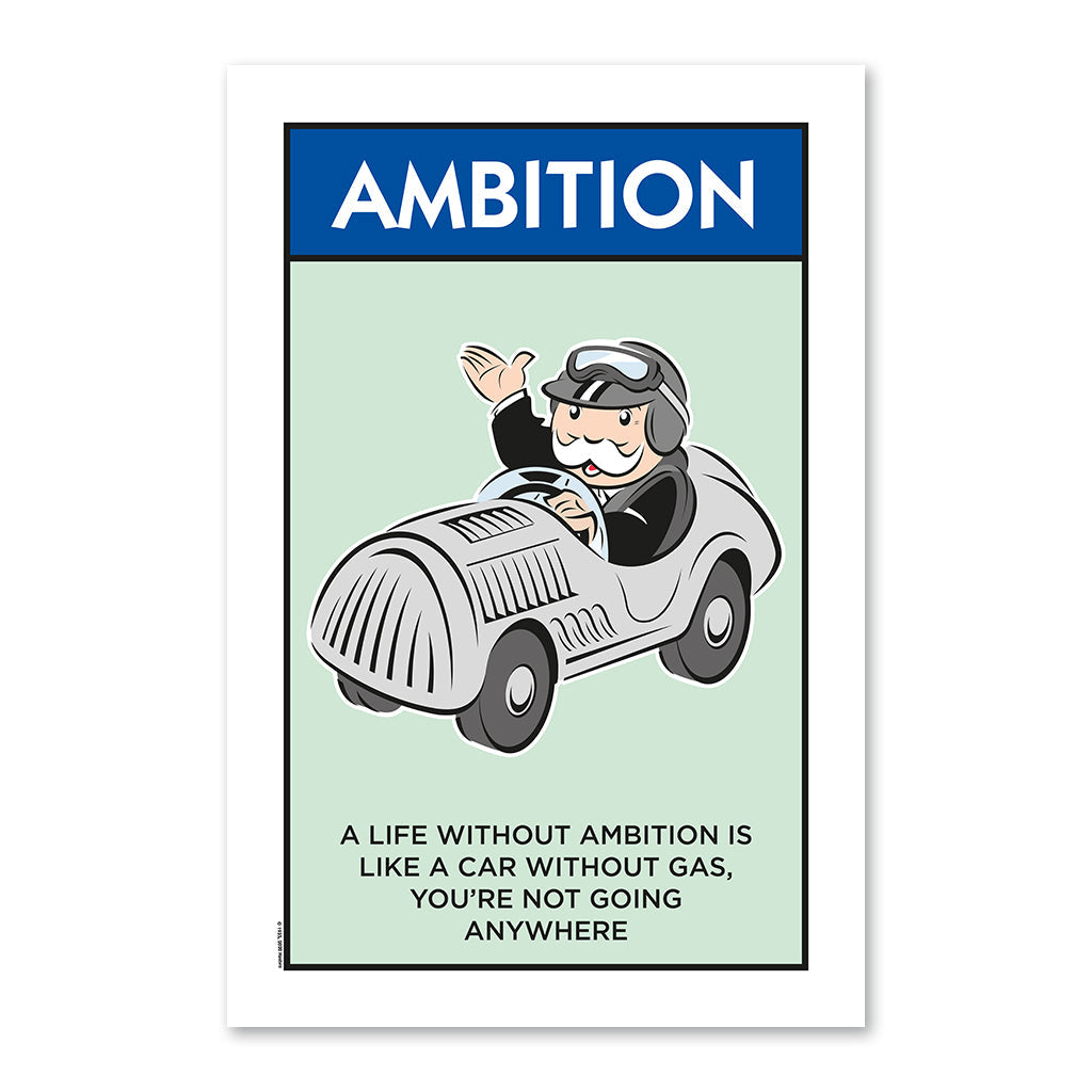 Motivational Ambition - 61x40cm Art Print