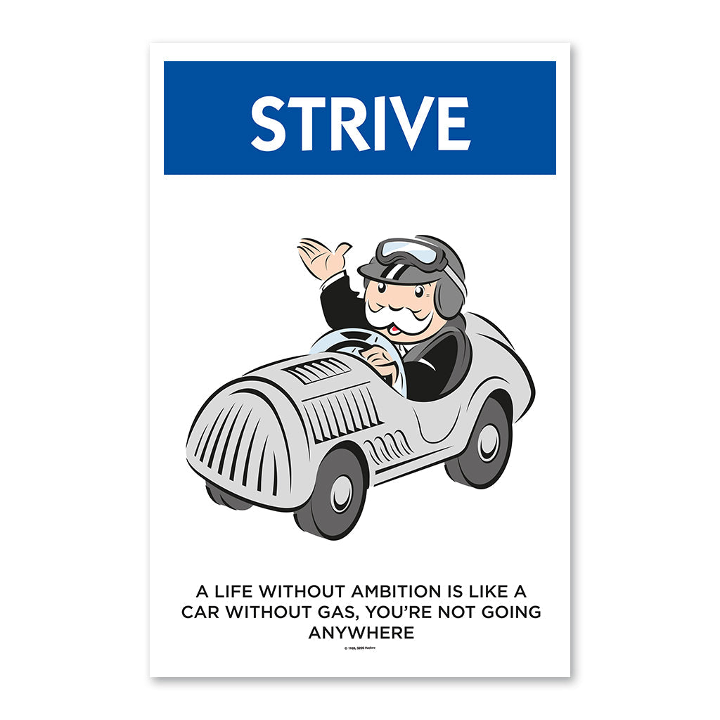 Motivational Strive - 61x40cm Art Print