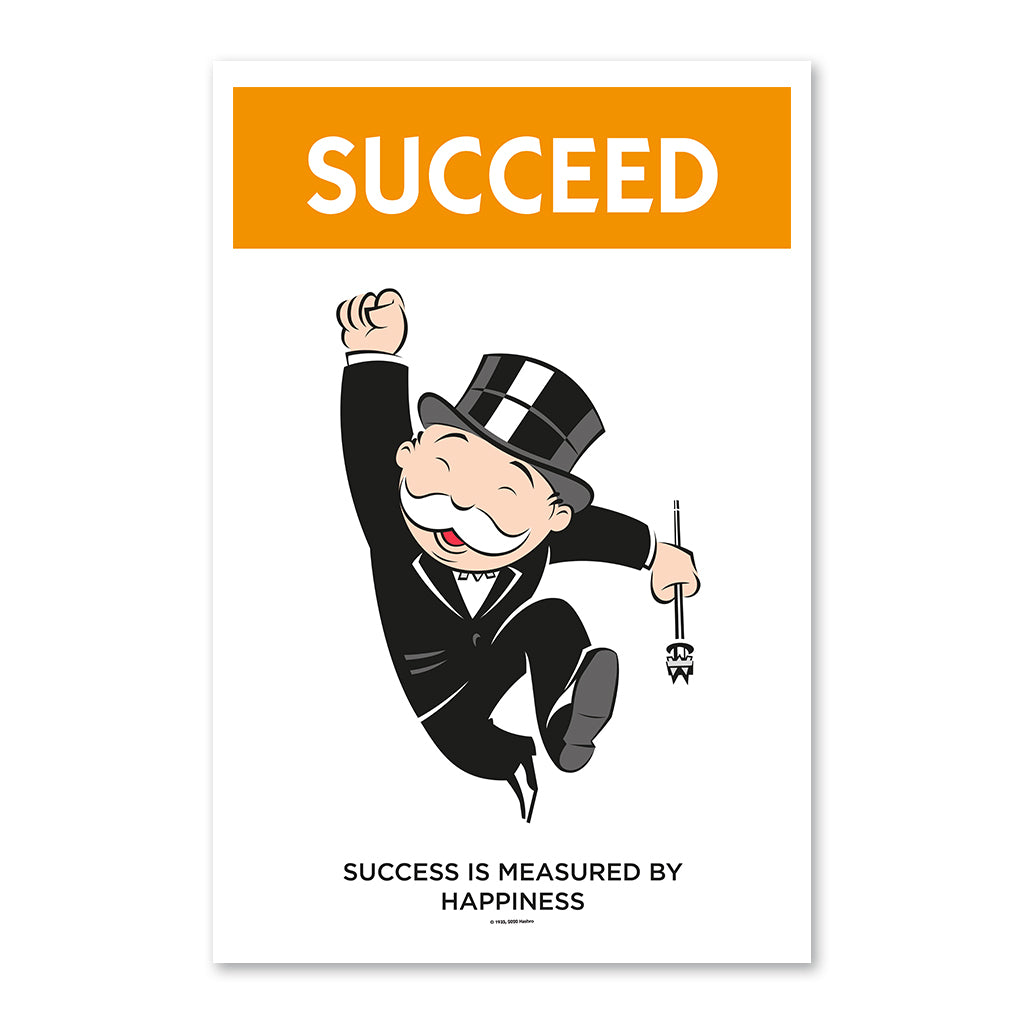 Motivational Succeed - 61x40cm Art Print