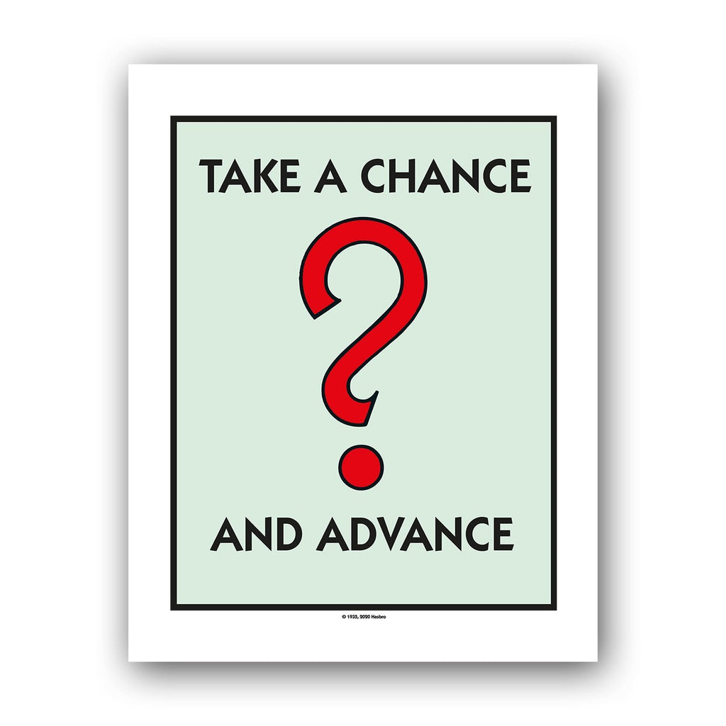 Take a chance 11x14inch Art Print