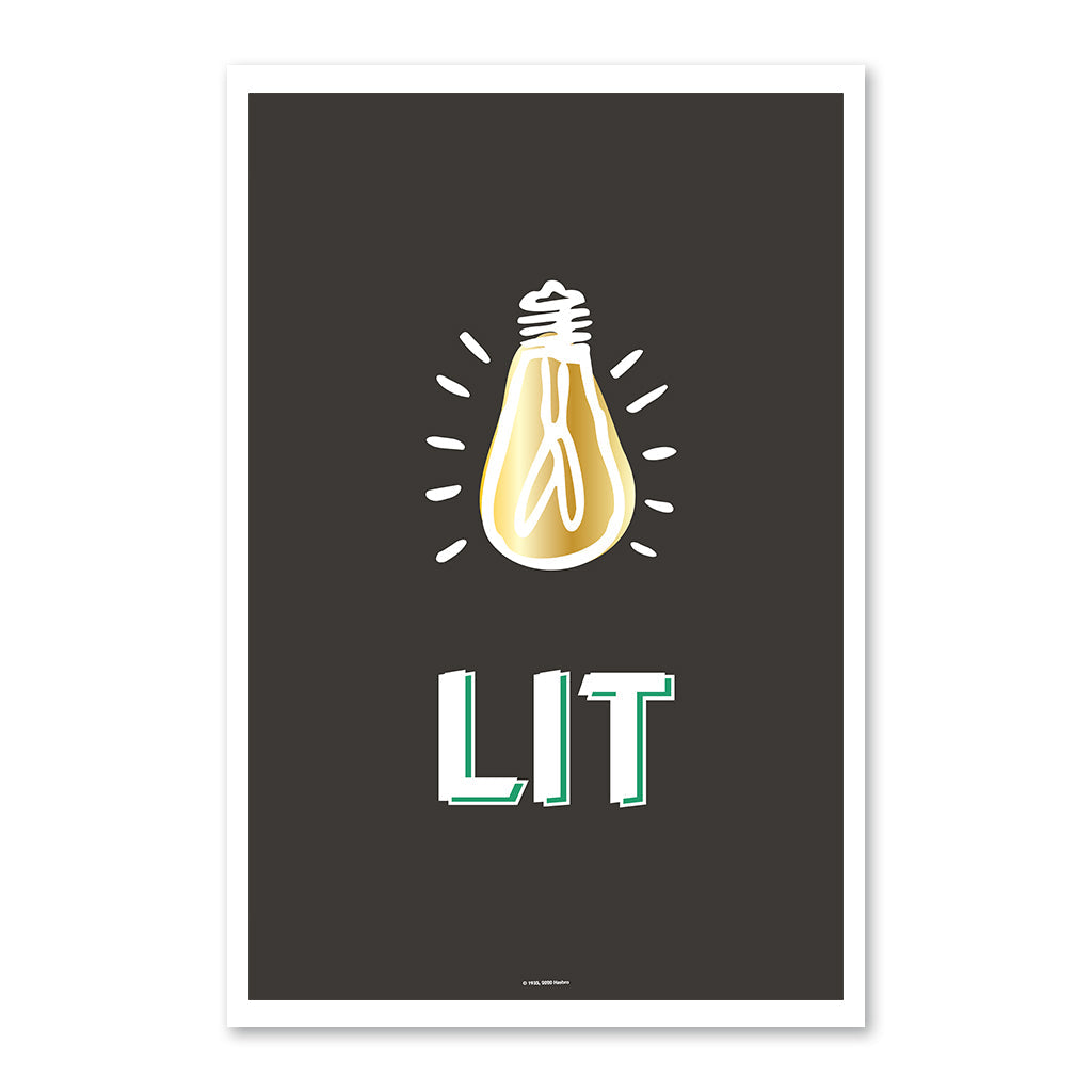 Lit - 61x40cm Art Print