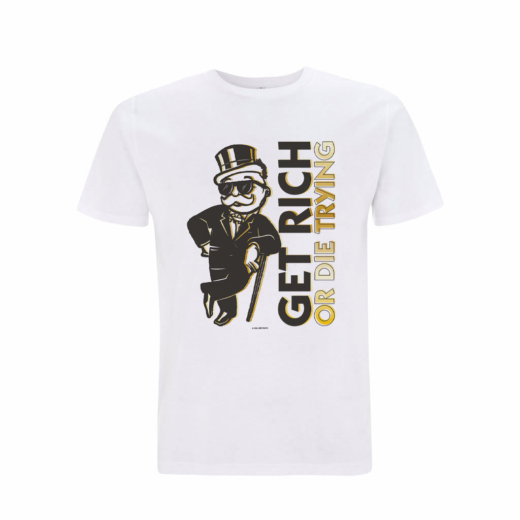 Monopoly Get Rich - Cotton White T-Shirt