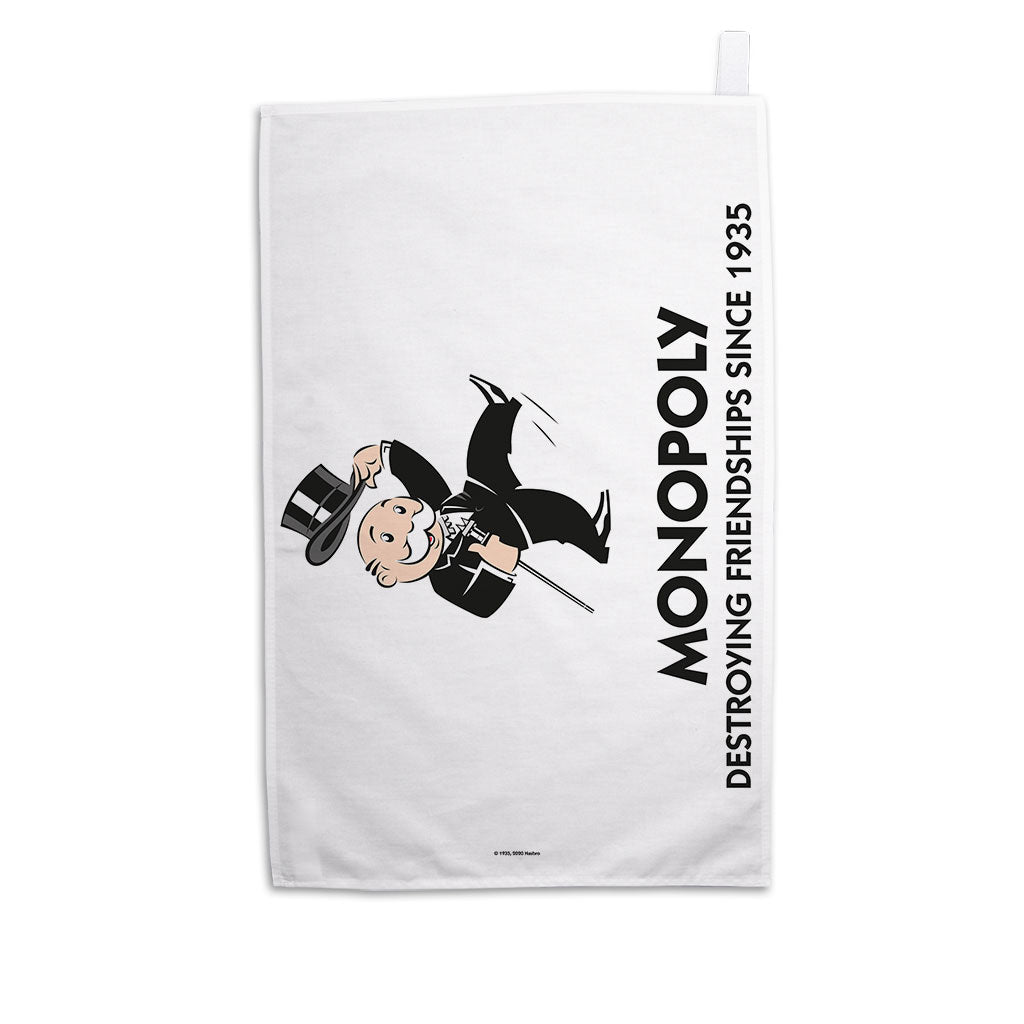 Monopoly Destroying Friendships Wink Tea Towel