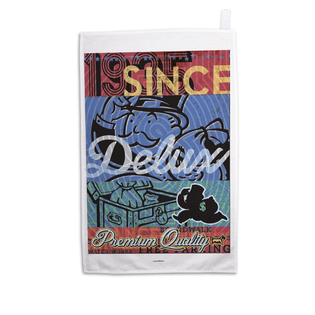 Monopoly Since 1935 Retro Tea Towel