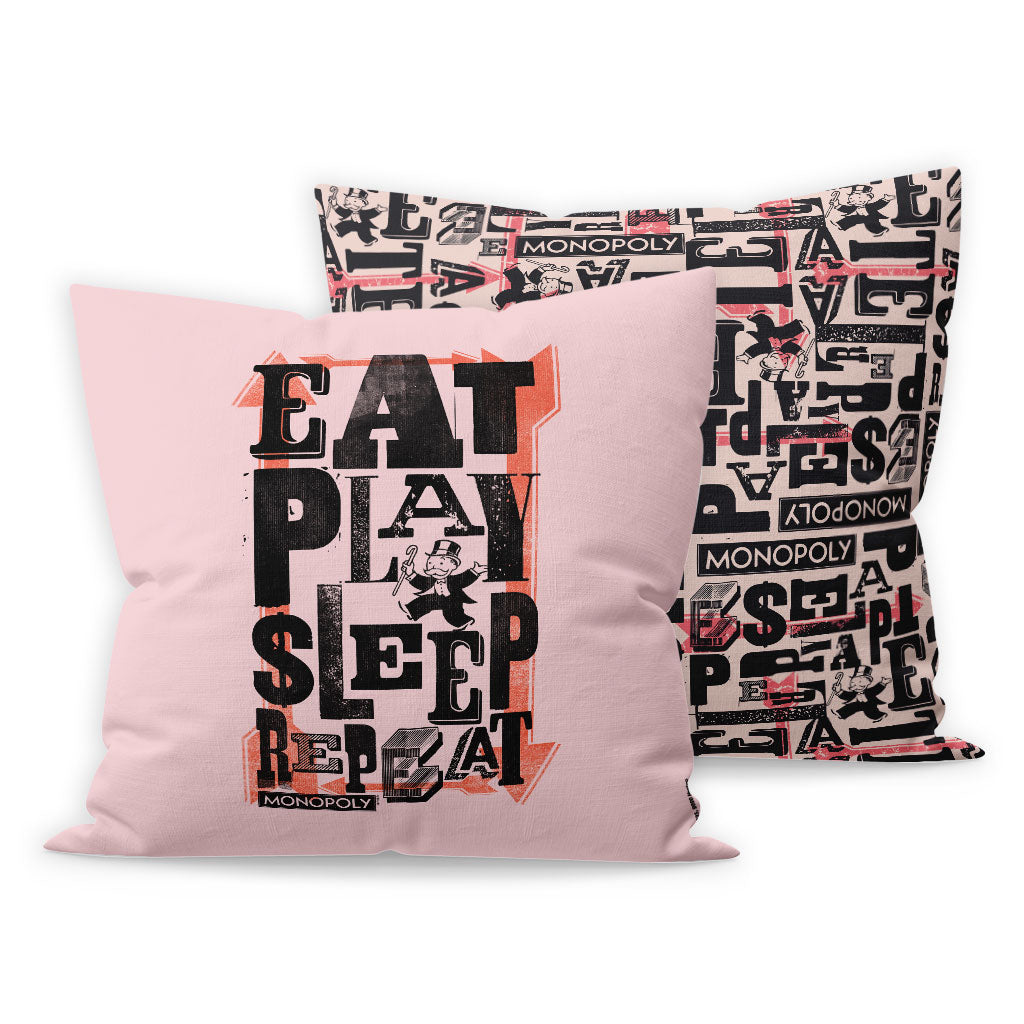 Monopoly Eat, Play, Sleep Cushion