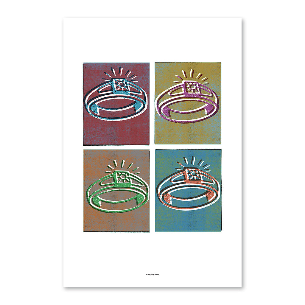 Diamond Retro - 61x40cm Art Print