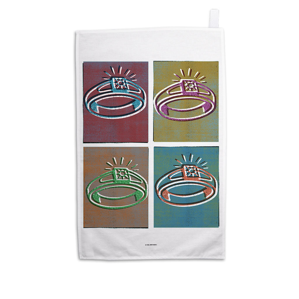 Monopoly Diamond Retro Tea Towel