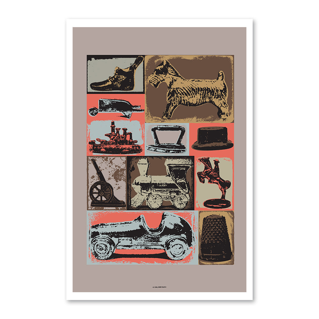 Tiled Vintage - 61x40cm Art Print