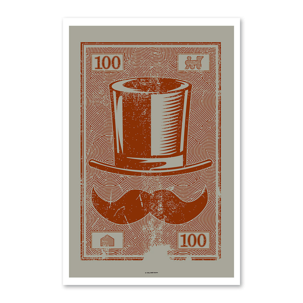 Bank Note Vintage - 61x40cm Art Print