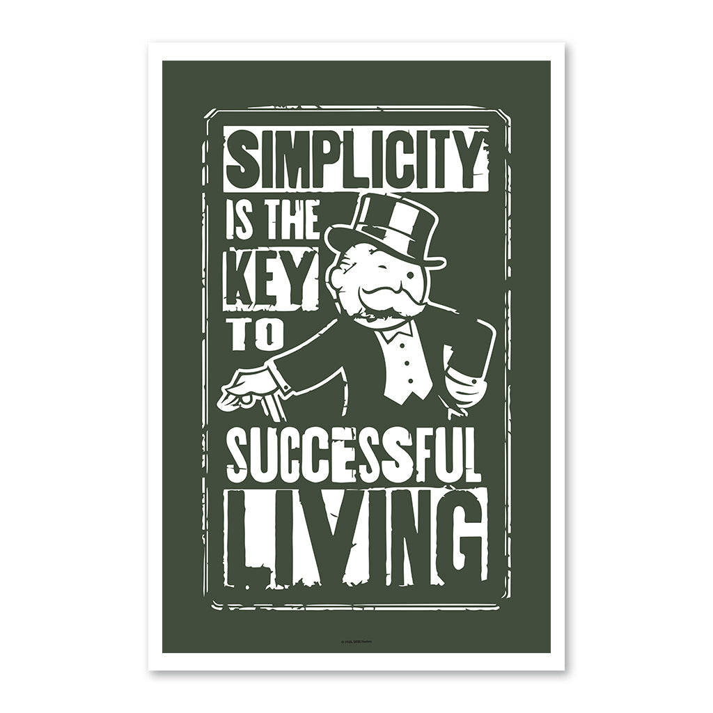 Simplicity Vintage - 61x40cm Art Print