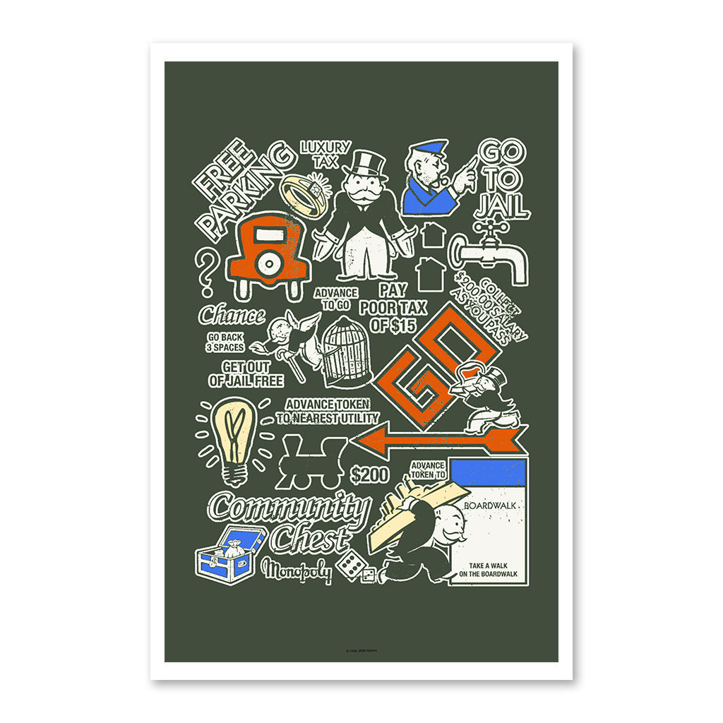 Game Icon Vintage - 61x40cm Art Print
