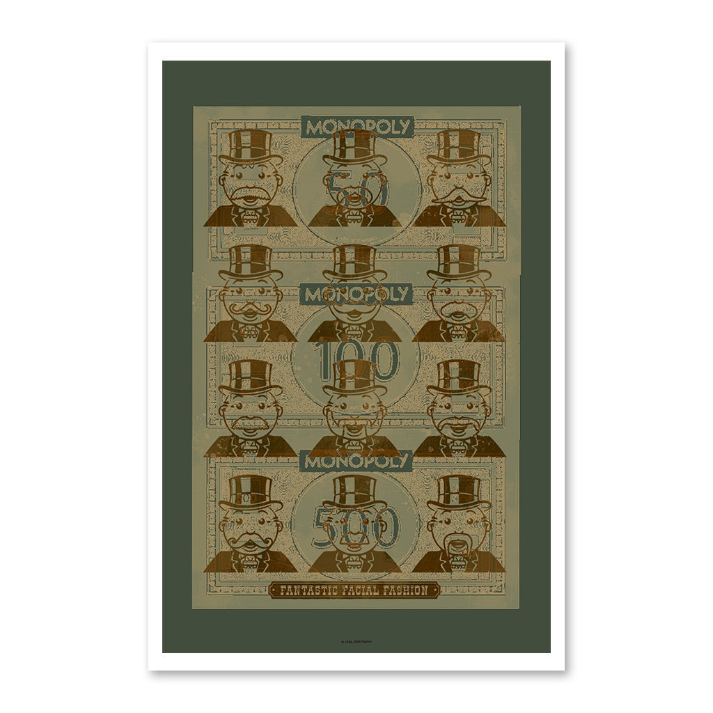 Mr Monopoly Vintage - 61x40cm Art Print