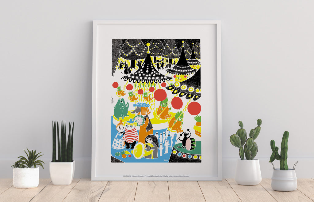 Moomin Characters At Circus - 11X14inch Premium Art Print