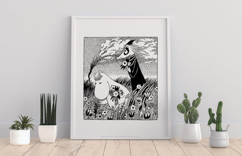Moomin - Moominmamma And Fillyjonk - Premium Art Print