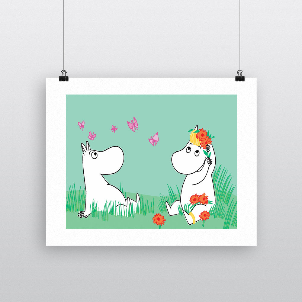 Snorkmaiden and Moomintroll 11x14 Print