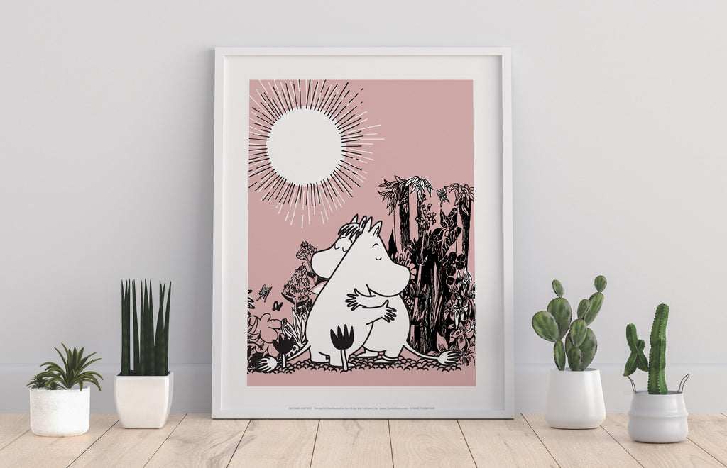 Moominmamma And Papa Cuddling - 11X14inch Premium Art Print