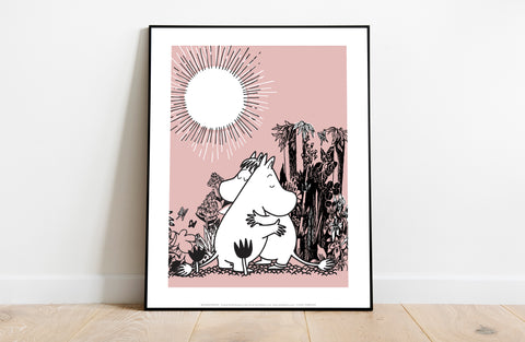 Moominmamma And Papa Cuddling - 11X14inch Premium Art Print