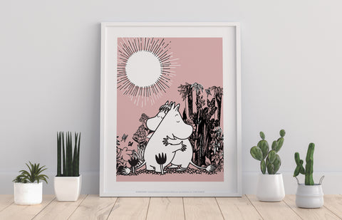 Moominmamma And Papa Cuddling - 11X14inch Premium Art Print