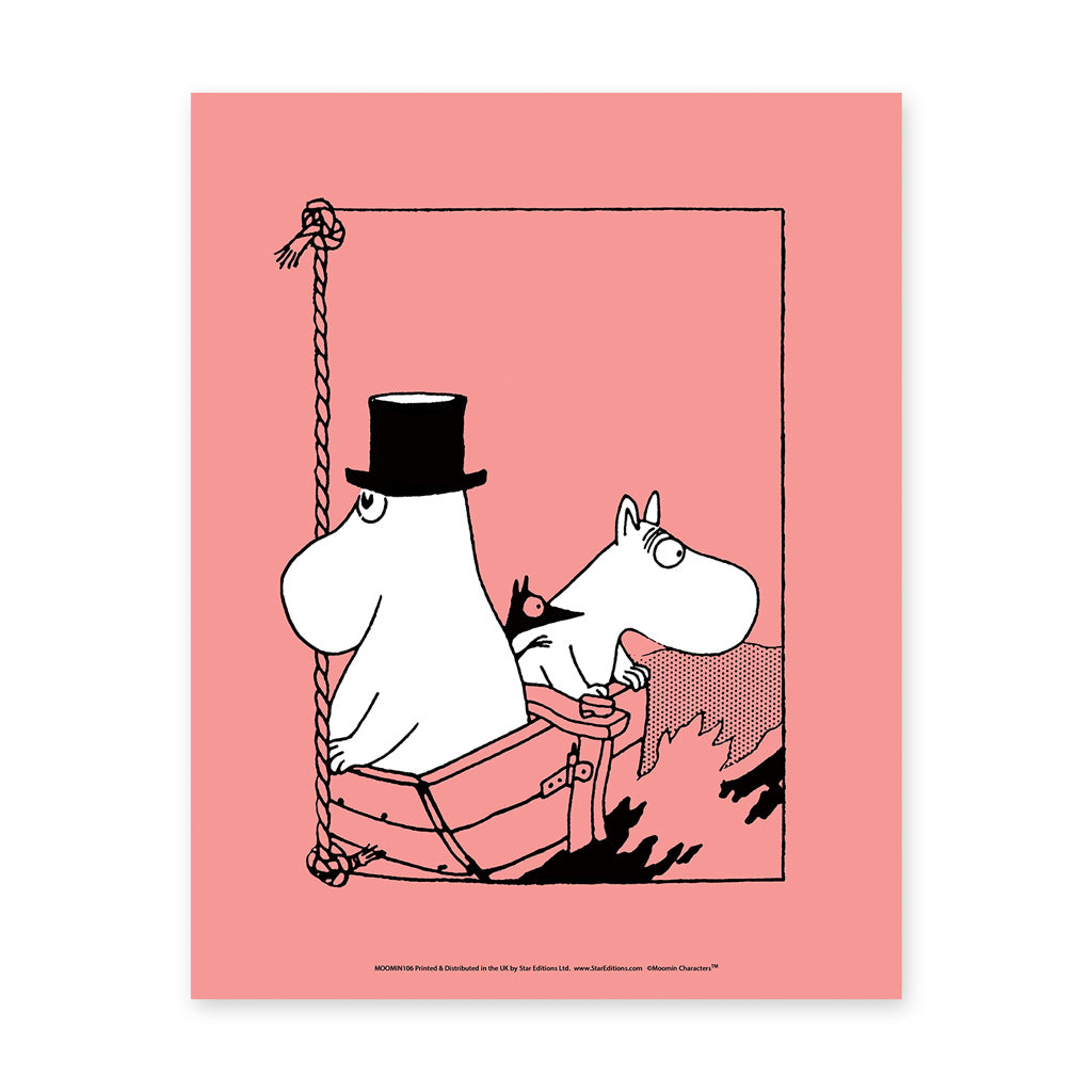 MOOMIN106: Moomin Pappa. 11x14 Framed Print