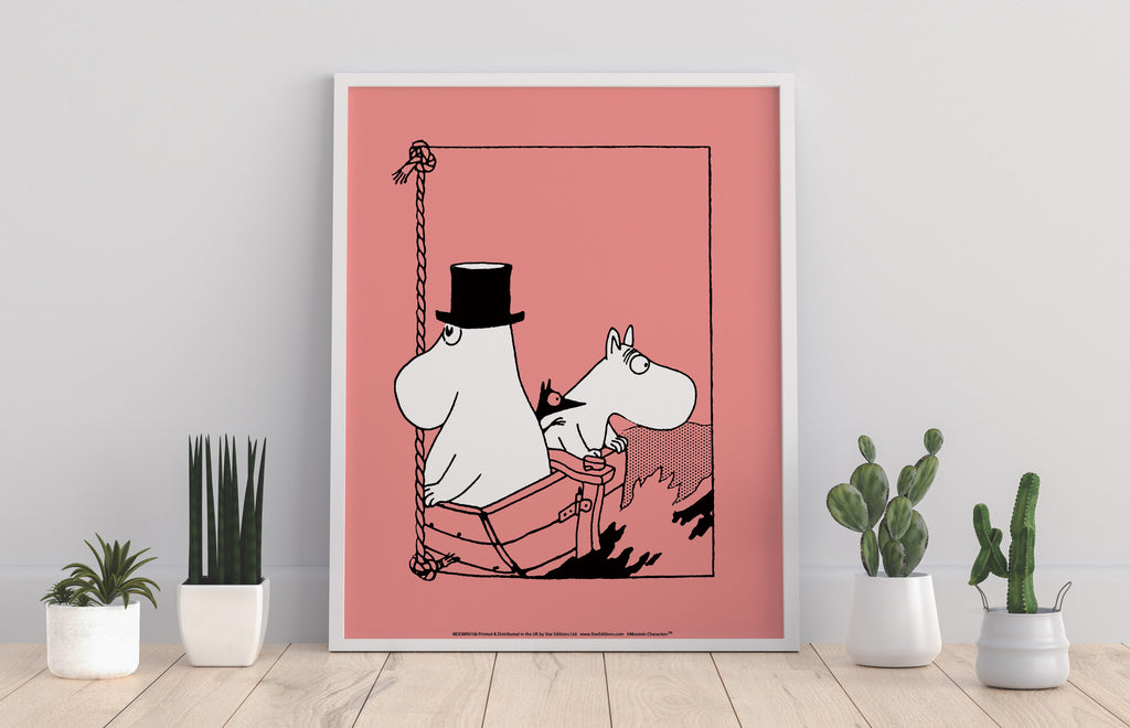 Moominpapa And Moomintroll - 11X14inch Premium Art Print