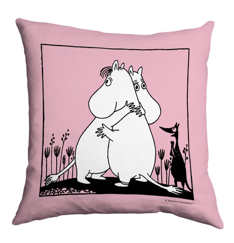 MOOMIN107: Moomin Hugging. 11x14 Framed Print