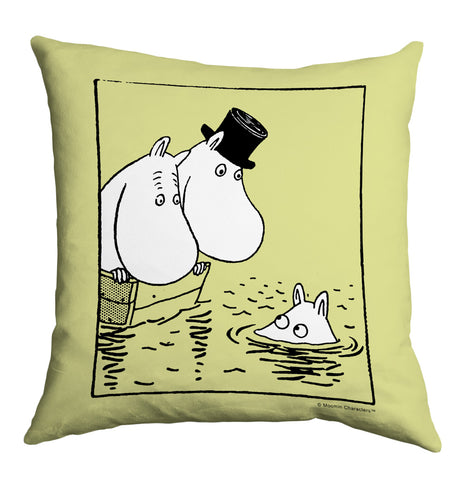 MOOMIN111: Moomin on Water. 11x14 Framed Print