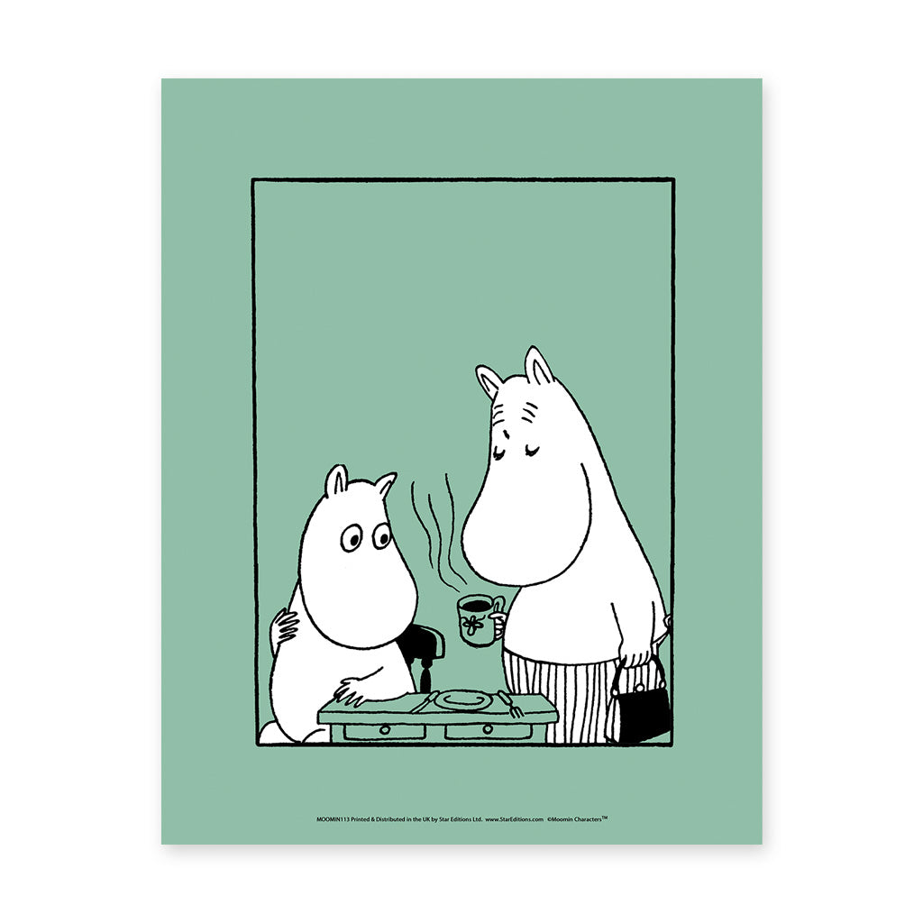 MOOMIN113: Moomin Mamma. 11x14 Framed Print