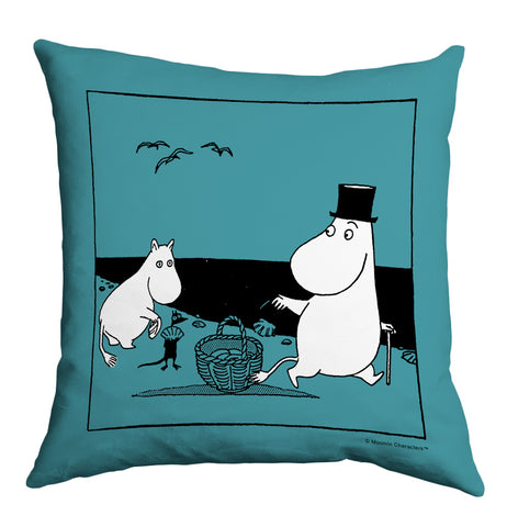 MOOMIN114: Moomin Pappa Beach. 11x14 Framed Print