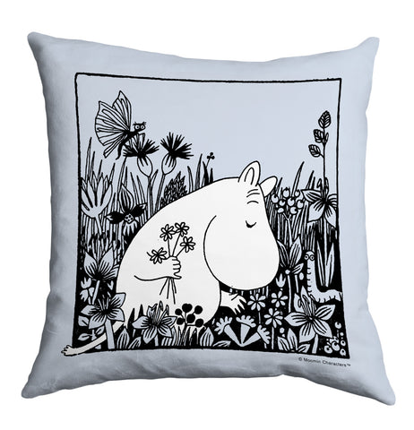 MOOMIN116: Moomin Flowers. 11x14 Framed Print