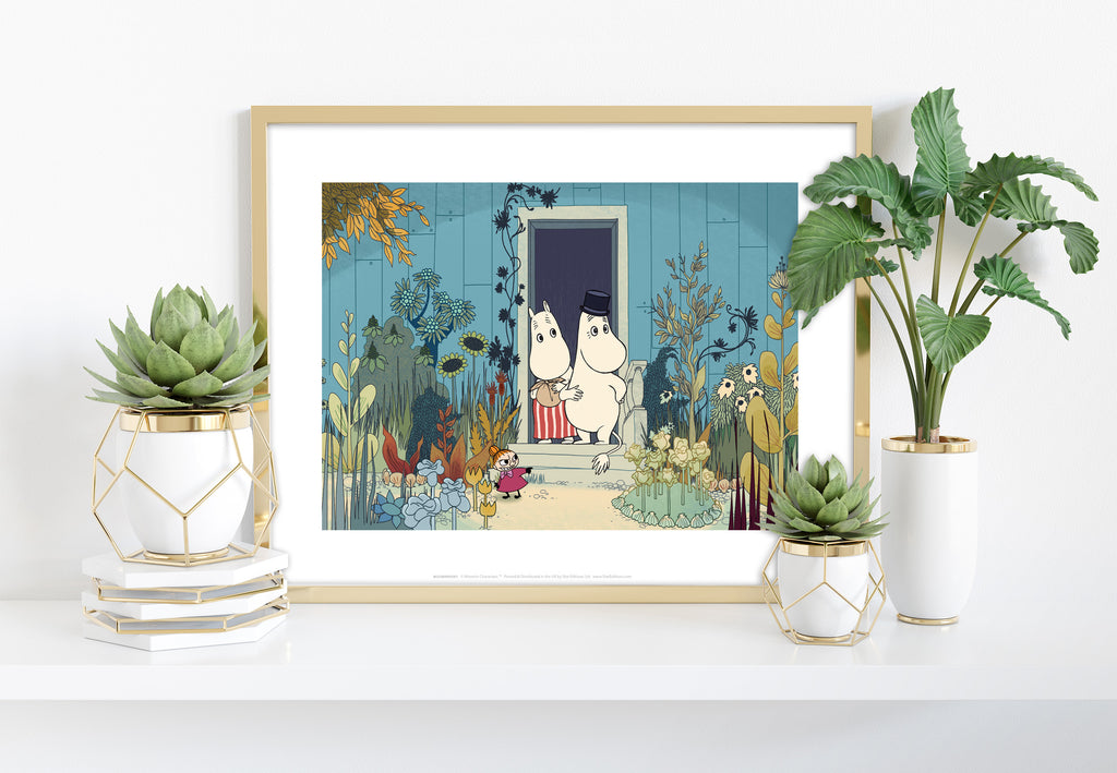 The Moomin Garden - 11X14inch Premium Art Print