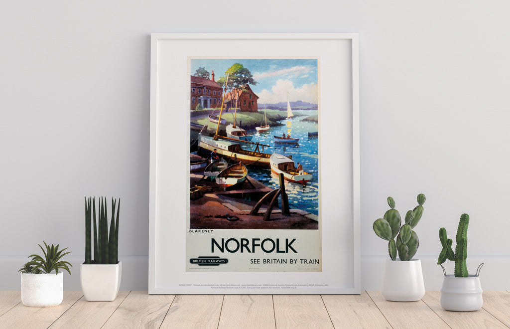Blakeney Boats Norfolk - 11X14inch Premium Art Print