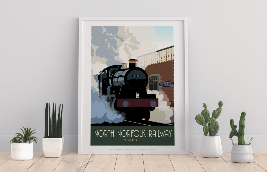 North Norfolk Railway - Sheringham - Premium Art Print