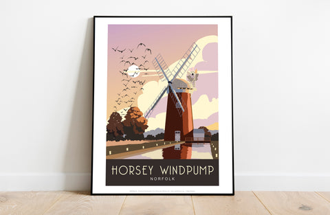 Horsey Windpump - 11X14inch Premium Art Print