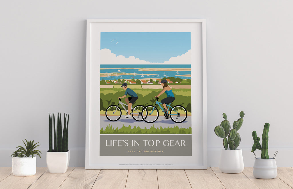 Life's In Full Gear - 11X14inch Premium Art Print