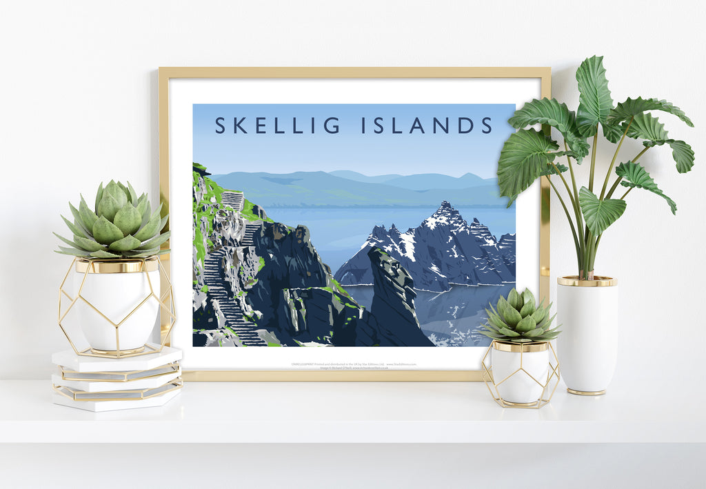 Skelling Islands By Artist Richard O'Neill - Art Print