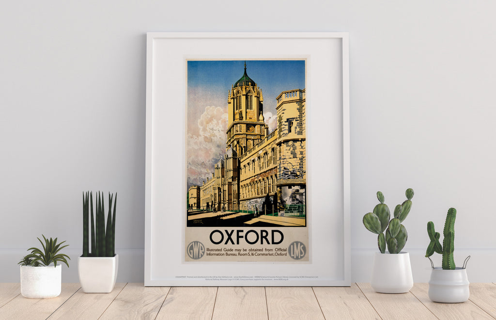 Oxford Gwr Colleges - 11X14inch Premium Art Print