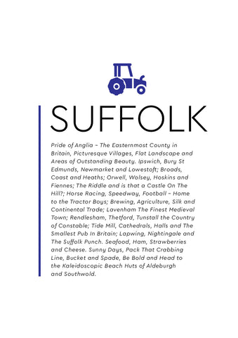 POPSFK004 - Suffolk Blue Tractor