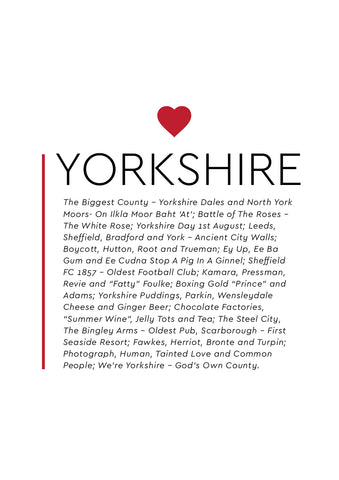POPYKS001 - Yorkshire Heart