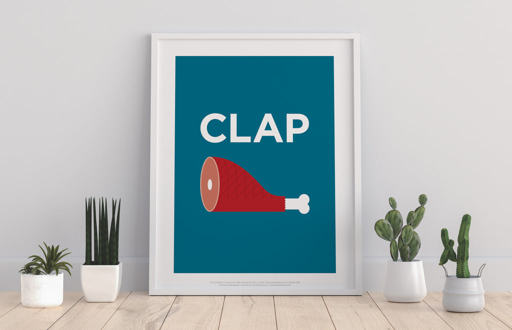 Rebus Symbols - Clapham - 11X14inch Premium Art Print