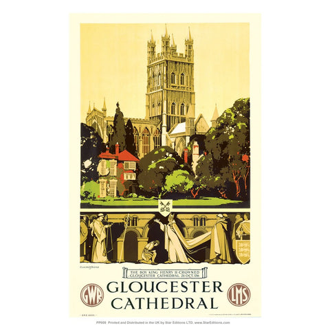 Gloucester Cathedral 24" x 32" Matte Mounted Print