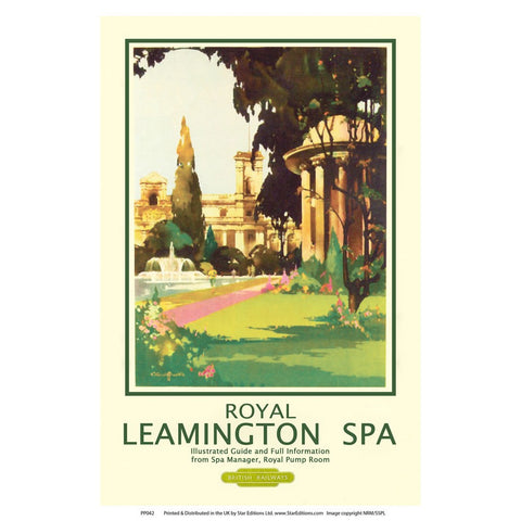 Leamington Spa 24" x 32" Matte Mounted Print
