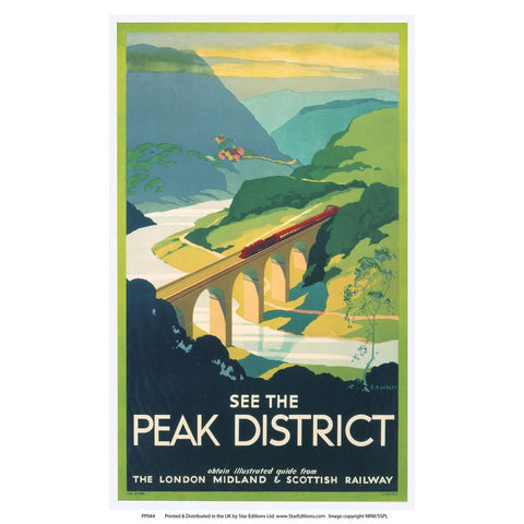 PP044 The Peak District 24" x 32" Matte Mounted Print