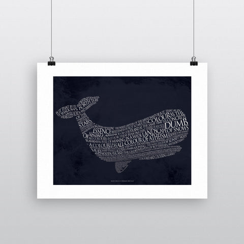 Moby Dick 11x14 Print